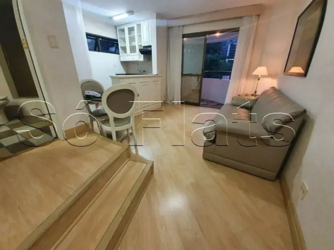 Flat Paulista Wall Street 55m² 1 dormitório 1 vaga para locação no bairro Bela Vista