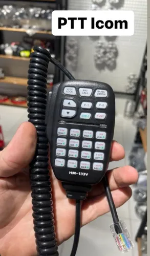 Ptt rádio comunicador Walkie Talkie Icom
