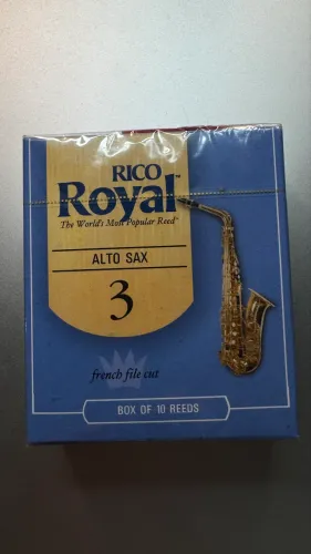 Caixa Lacrada 10 palhetas Rico Royal Sax Alto n3