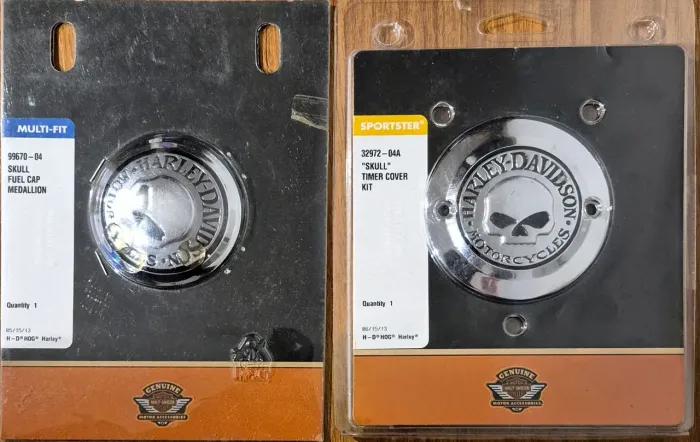 Acessórios Originais Harley-Davidson Coleção Skull (Novos/Lacrados)