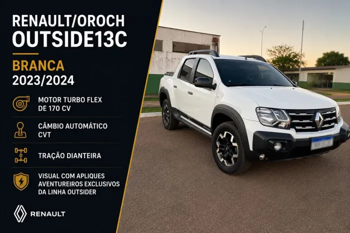 Renault Duster Oroch Outsider 1.3tce Flex Aut. 2024
