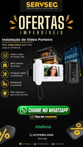 Interfones e vídeo porteiros 