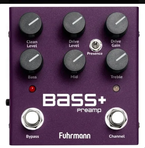 Pedal Preamp Baixo Fuhrmann Bass+ Eq Drive Di Profissional