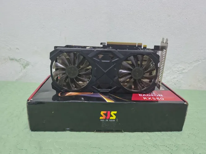 Placa de vídeo RX580 8gb