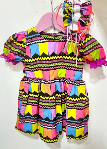 Vestido junino infantil