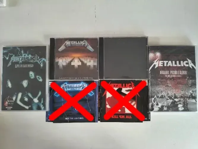 CDs e DVDs Metallica