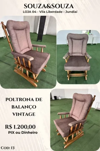 Poltrona de Balanço Vintage
