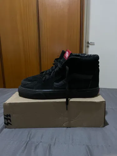 Vans SK8 Hi All Black (41) - Bem Conservado