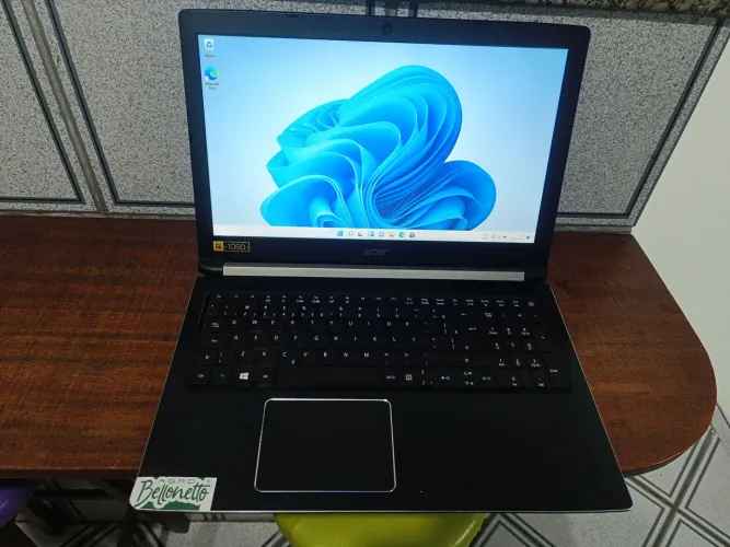 Notebook Acer core i5/7a ger/8gb/500gb/wi-fi webcam bluetooth hdmi windows 11 bateria 100%