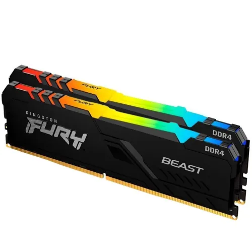 Memória RAM DDR 4 Fury Beast - 4x8gb - 3000mhz - CL 15 - ARGB