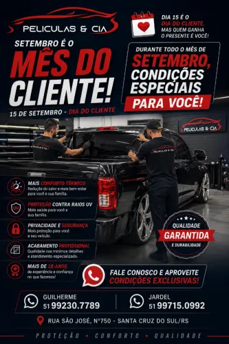 APLICAÇÃO DE PELÍCULAS