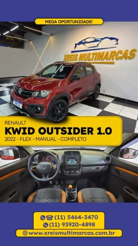 Renault Kwid Outsider 1.0 Flex 12V 5P Mec. 2022