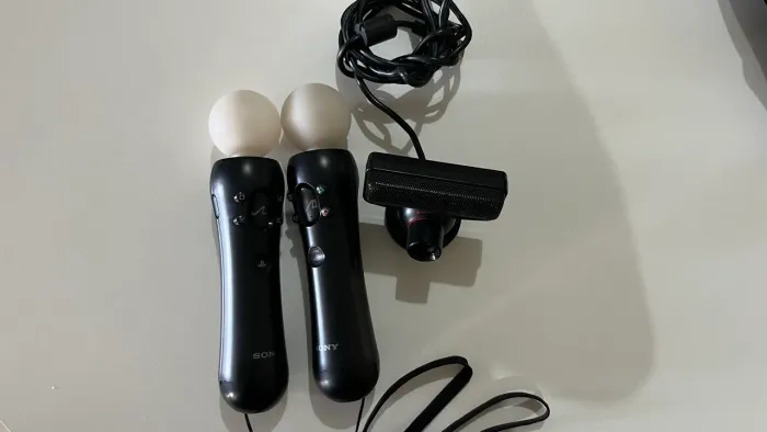 Kit Playstation Move Ps3 Controle + Câmera Ps Eye