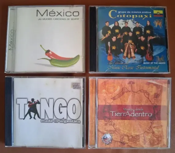 CDs - Músicas Típicas Países Latinos
