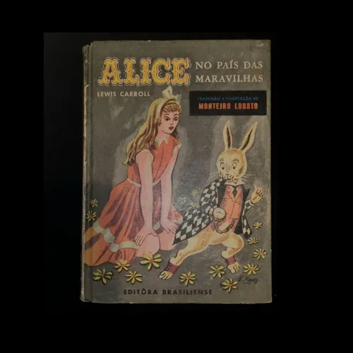 livro alice no país das maravilhas - edição de 1960 raro lewis carroll