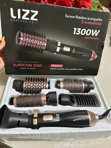 Escova Lizz Pro Super Íon 3000 Multifuncional 1300W 127 Volts