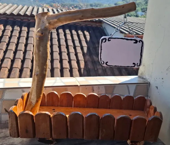 Floreira rústica 