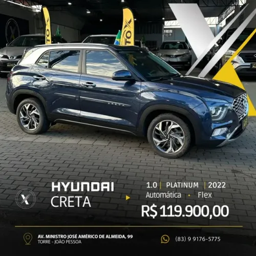 Hyundai Creta Platinum 1.0 TB 12V Flex AUT 2022