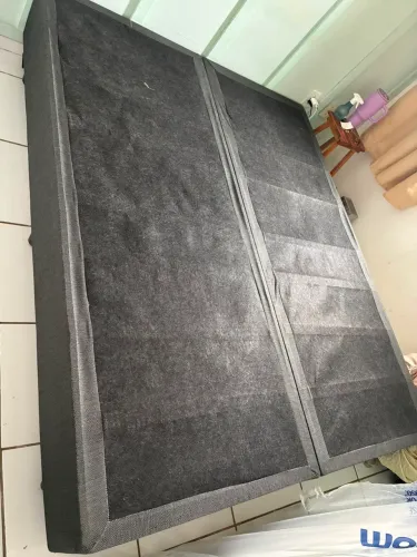 Base cama box queen bipartida