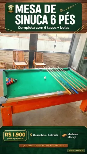 Mesa de sinuca
