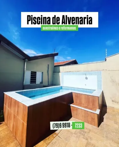 Piscina de alvenaria