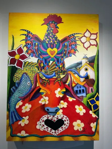 Quadro Pintura da Artista Catarinense Solí