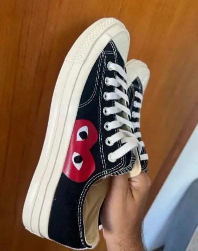 tênis converse x comme des garçons play 41