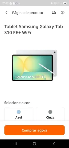 TABLET SAMSUNG GALAXY S10 FE