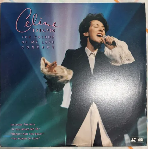 LD Celine Dion The Color of My Love Concert 1995 LaserDisc