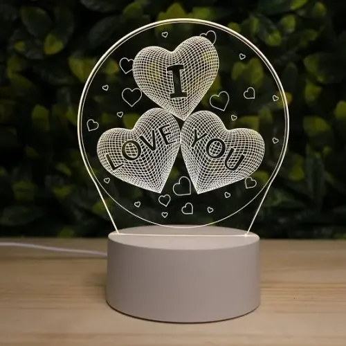 Luminaria LED I love You + Entrega Grátis