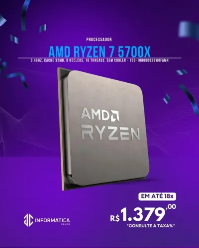 PROCESSADOR AMD RYZEN 7 5700X