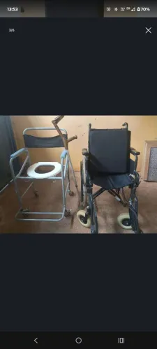 Cadeira de rodas e banho