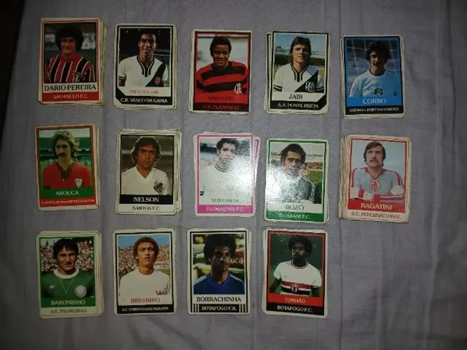 Cards Ping Pong alguns times brasileiros. 