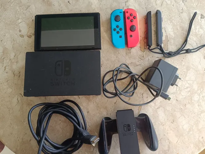 Nintendo Switch Desbloqueado 128gb Completo