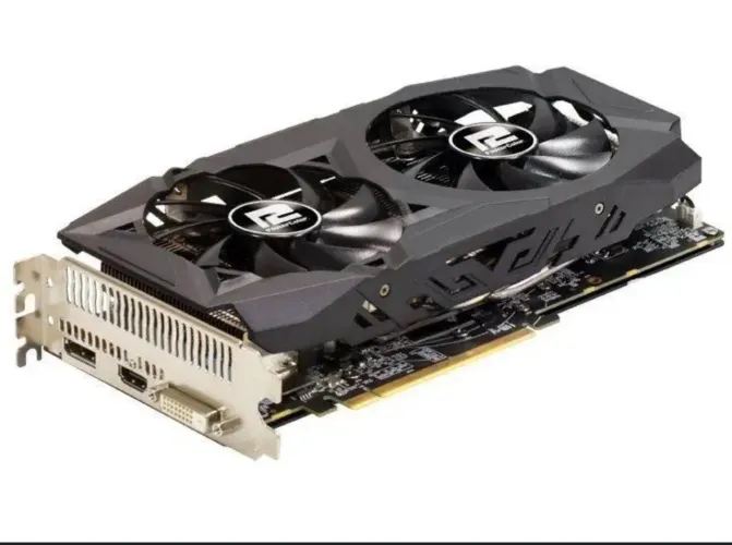 Placa de vídeo RX 580 power color Red Dragon edição especial