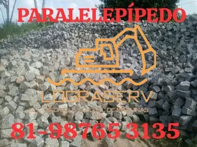 *PARALELEPÍPEDO, Pedra de pavimentação 