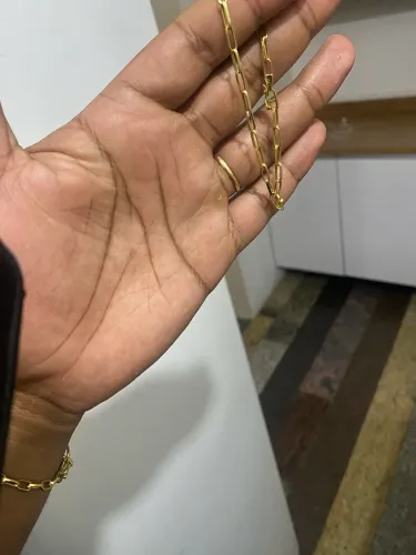 Pulseira de ouro 21 cm