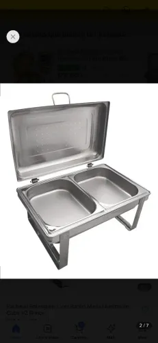 Réchauds de inox da marca Brinox.