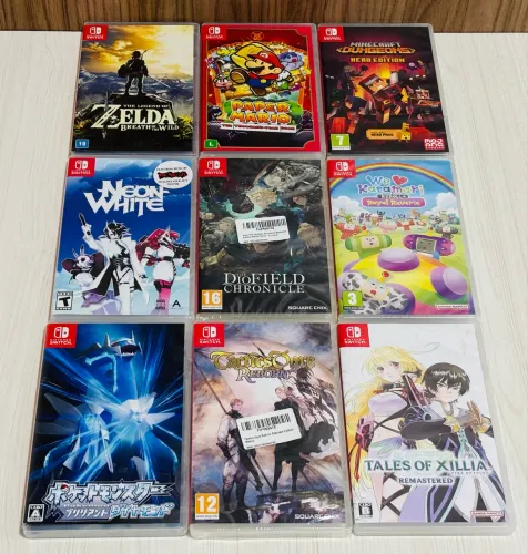 Jogos Nintendo Switch Originais *Todos por apenas R$ 1.300*