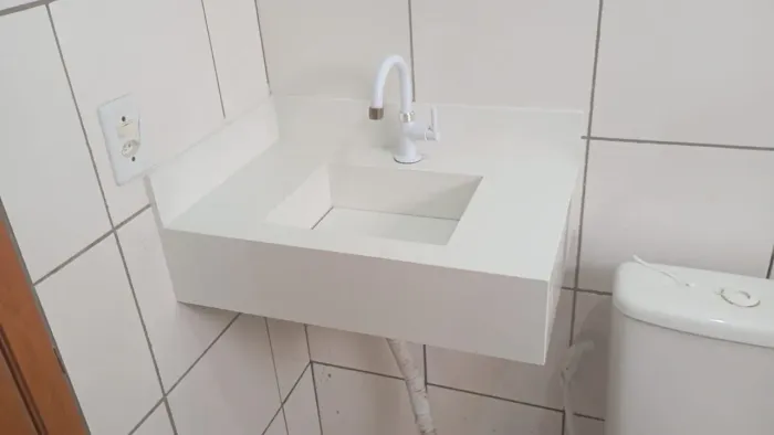 Pia em porcelanato 