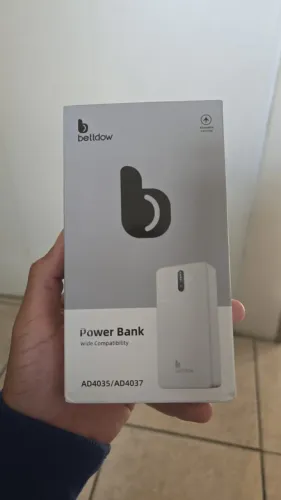 Bateria Externa BETTDOW de 20000mAh, Carregador Portátil com Luz LED e Carregamento Rápido