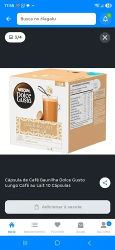 Capsulas nessa festa Dolce Gusto au lait vanilha