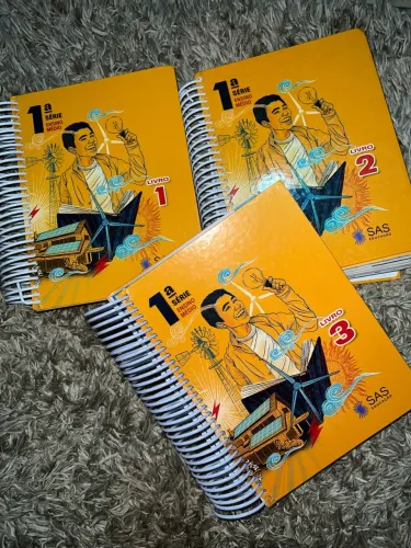 Kit Livros SAS Volumes 1, 2 e 3 - [ 1º Ano Ensino Médio] - Seminovos