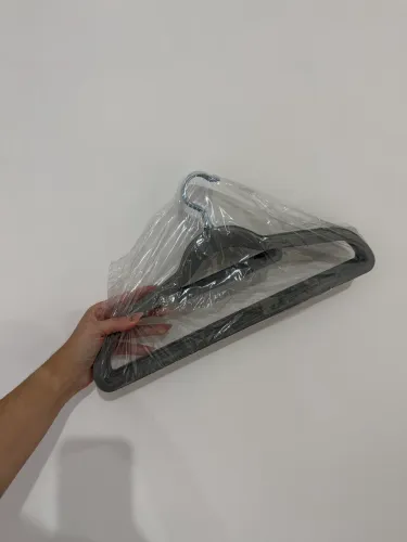 Cabide de veludo, kit de 10