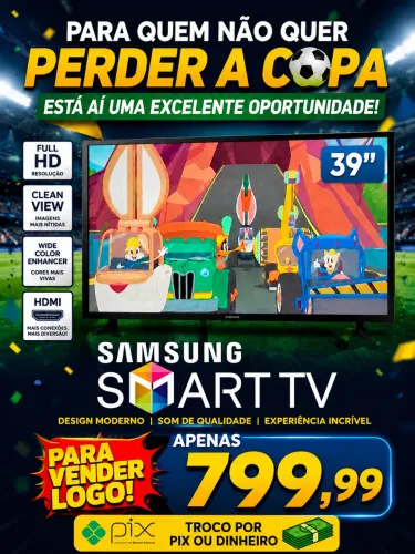 SMART TV SAMSUNG 39? - OPORTUNIDADE IMPERDÍVEL!