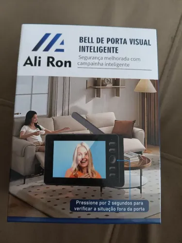 Vídeo Porteiro Inteligente Sem Fio Ali Ron - NOVO na Caixa