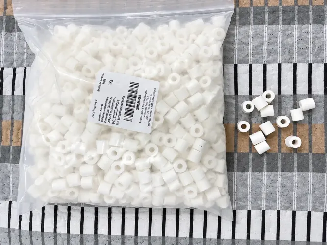 Mídia Biológica Cerâmica Nova para Aquário - Vendida por 100g - Alta Filtragem