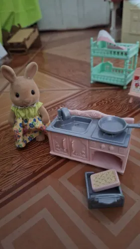 set de cozinha mamãe de sol Sylvanian Families
