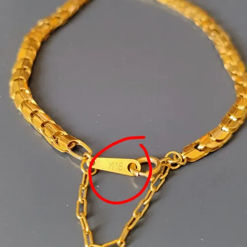 Pulseira de ouro 18 k