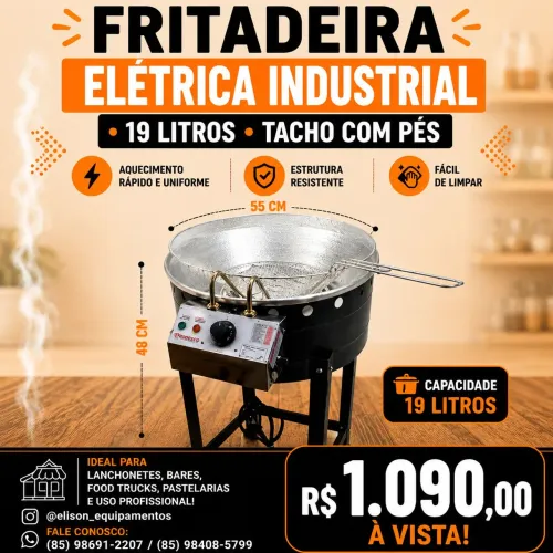 Fritadeira elétrica 19 litros